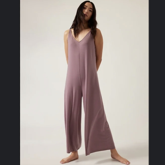 Athleta Other - NWT Athleta nighttime bliss v neck sleep romper S Small purple lilac